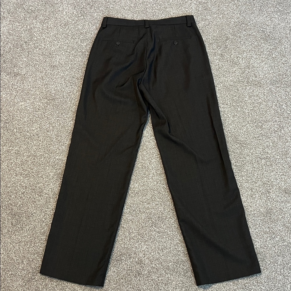 Haggar Men's Brown Dress Trousers - Picture 7 of 8